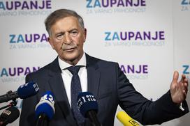 Ustanovni kongres stranke Zaupanje, Karl Erjavec.