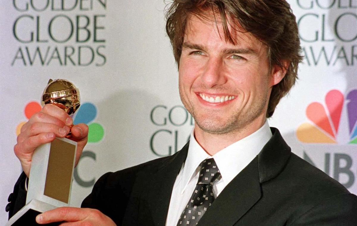 Tom Cruise | Tom Cruise leta 1997, ko je osvojil zlati globus za vlogo v filmu Jerry Maguire. | Foto Reuters