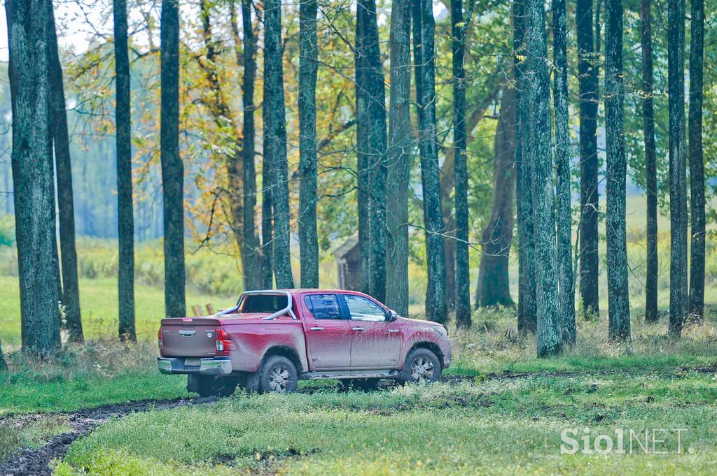 Toyota hilux - terenski preizkus Srbija, Fruška gora