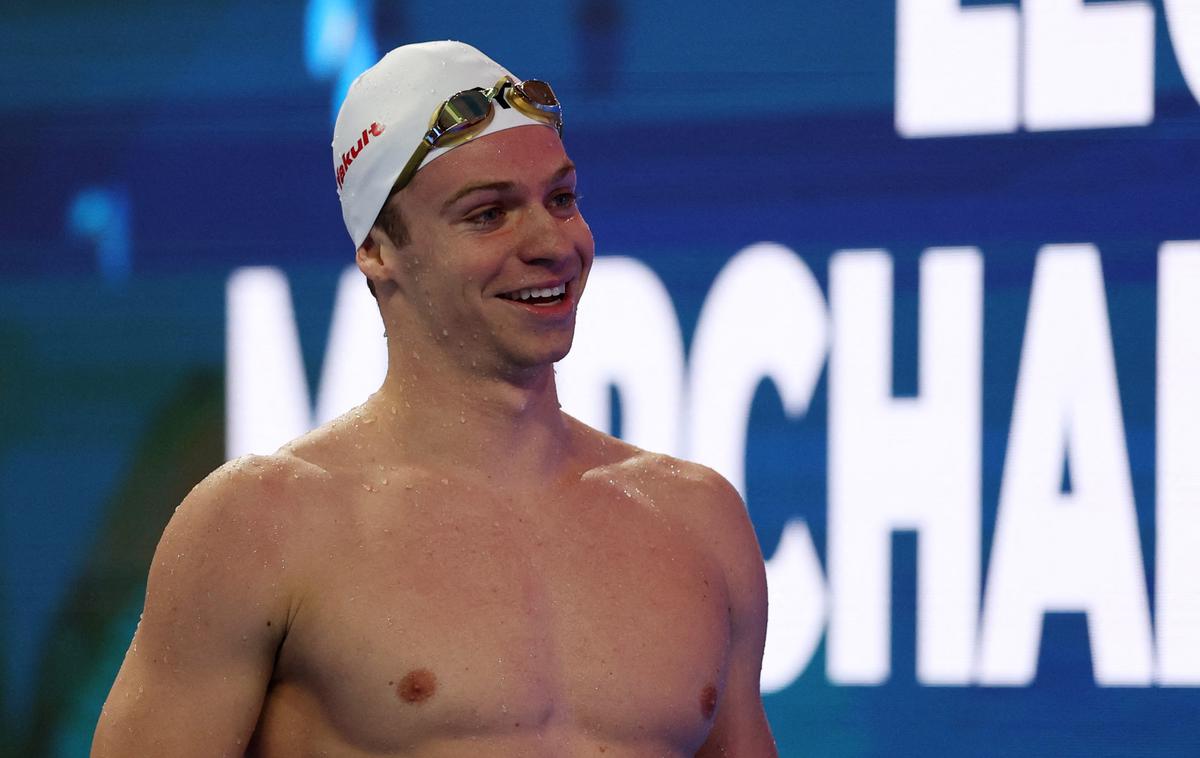 Leon Marchand, SP Singapur | Leon Marchand je zrušil svetovni rekord na 200 m mešano. | Foto Reuters