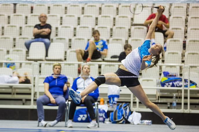 Lia Šalehar | Lia Šalehar je z Niko Arih v finalu izgubila s prvima nosilkama iz Rusije. | Foto Grega Valančič/Sportida