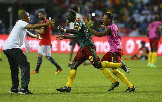 Vincent Aboubakar je prispeval zmagoviti zadetek na tekmi SP 2022 med Kamerunom in Brazilijo. | Foto: Reuters