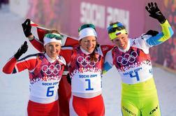 Slovenija slavi bronasti Vesno Fabjan in Tejo Gregorin