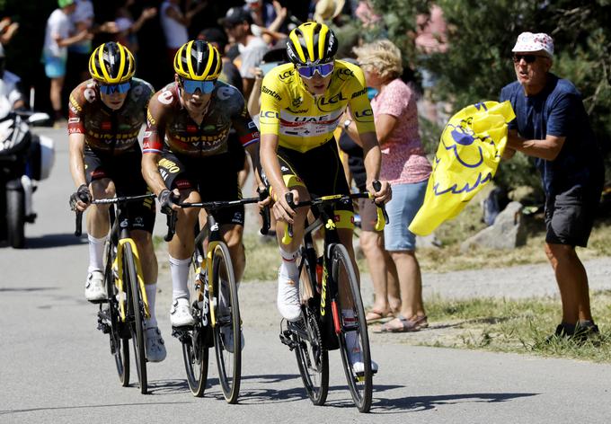 Tadej Pogačar Primož Roglič | Foto: Reuters