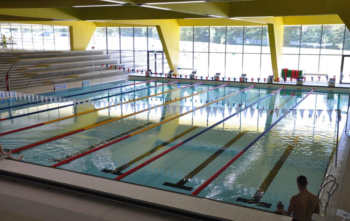 Bazen, Novo mesto, olimpijski center Češča vas |  Mestna občina Novo mesto je bogatejša za nov pokrit bazen. | Foto Rasto Božič/STA