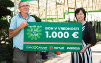 Zmagovalec pozabil, da je sodeloval, in prejel bon Eurogarden v vrednosti 1.000 evrov