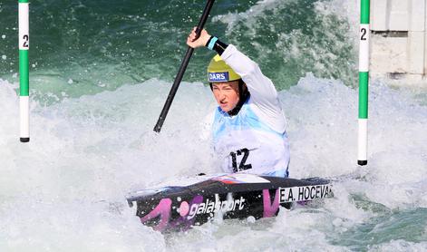 Eva Alina Hočevar in Martin Srabotnik v finalu uvodne tekme svetovnega pokala