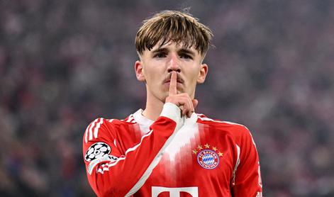 Bayern napolnil mrežo, znova je zablestel 17-letnik