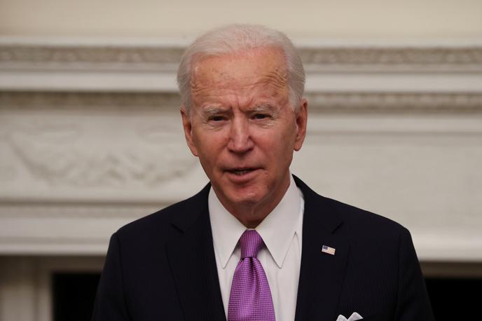 Joe Biden | "Ljudje vedo, da zaupne dokumente jemljem resno. Dokumente so našli odvetniki v zaklenjeni omari," je dejal Biden. | Foto Reuters