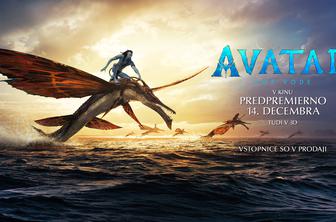 Avatar: Pot Vode v kina prihaja predpremierno 14. decembra