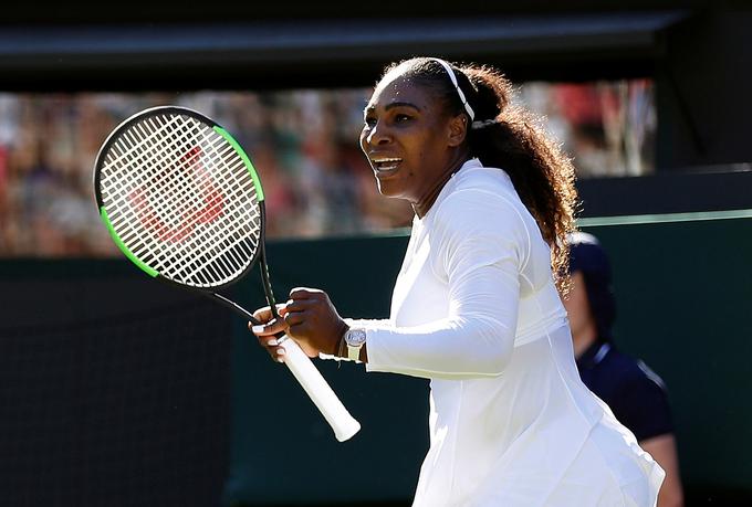 Serena Williams se je v Wimbledonu prebila do polfinala. | Foto: Reuters
