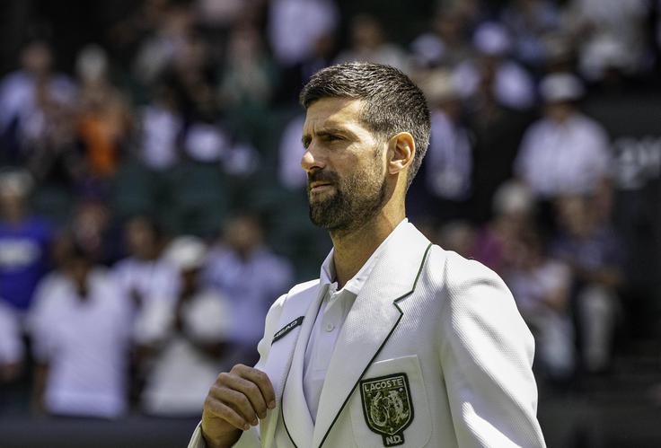 Novak Đoković je do zdaj zbral sedem zmag v Wimbledonu. Skupno pa ima 24 zmag na turnirjih za grand slam. | Foto: Guliverimage