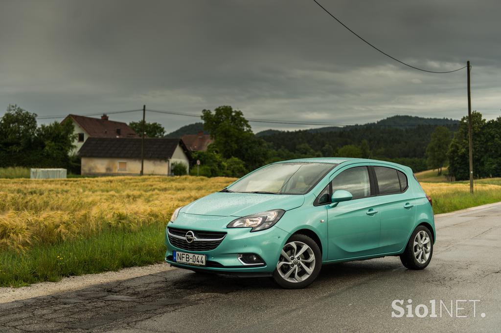 Opel corsa LPG - fotogalerija testnega vozila