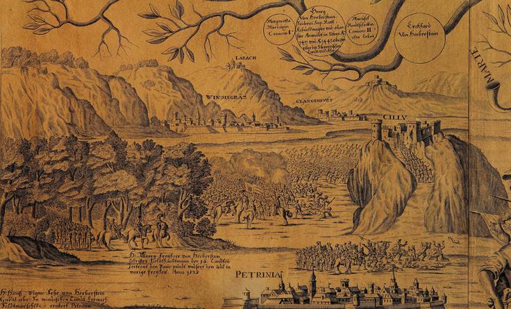 Velika večina Slovencev je bila v srednjem veku kmetov, kar velja seveda tudi za druge evropske narode. Razlika pa je bila, da Slovenci zaradi izgube politične samostojnosti nismo imeli pravega nacionalnega plemstva, ki bi v 19. stoletju, dobi narodnega prebujanja, lahko postal sloj, ki bi vodil slovensko nacionalno gibanje. Po svoji identiteti so bili deželno plemstvo in plemstvo Svetega rimskega cesarstva. Na fotografiji je slika spopada med slovenskimi kmečkimi uporniki in vojsko fevdalcev in najemnikov pri Celju leta 1515. | Foto: Wikimedia Commons