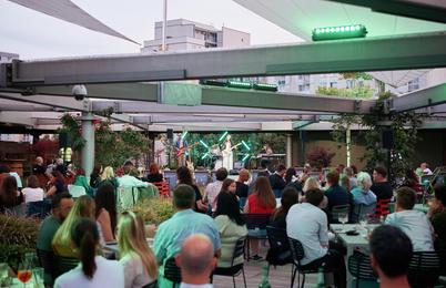 Koncert skupine Majmunska posla in padel nad mestom
