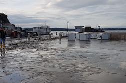 Krka bo še naraščala, dvignila se bo gladina morja