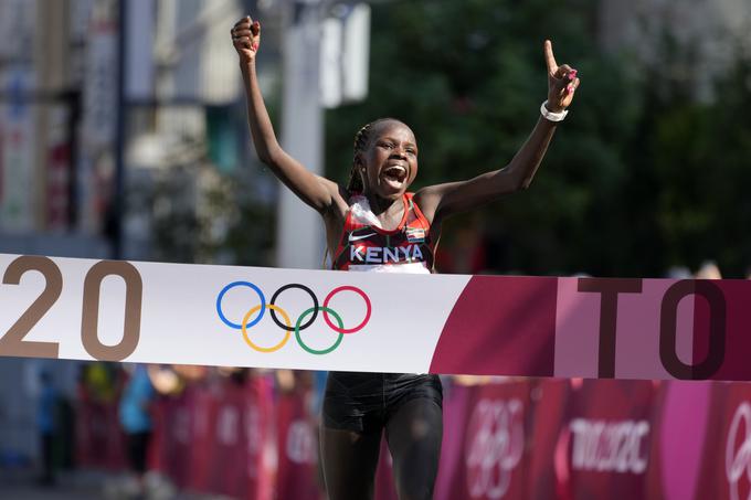 Kenijka Peres Jepchirchir je nova olimpijska prvakinja v maratonu. | Foto: Guliverimage/Vladimir Fedorenko