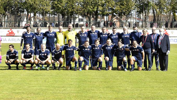 Podobno velja tudi za zasedbo nogometnih legend Hrvaške, v kateri so bili tudi Zvonimir Boban, Davor Šuker, Darijo Srna, Ivica Olić, Niko Kranjčar ... | Foto: HNS/Drago Sopta