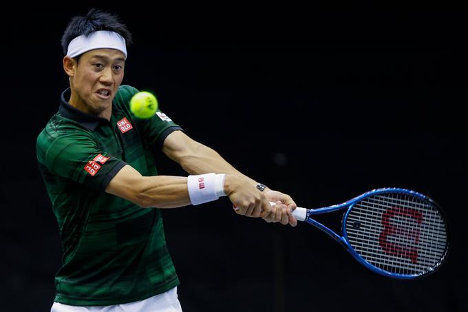 Kei Nishikori je napredoval po predaji Kitajca. | Foto: Guliverimage