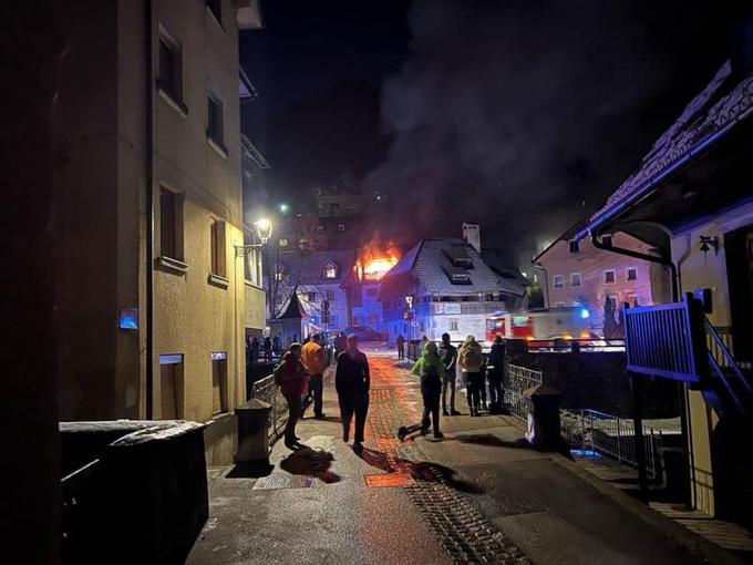 Požar v Tržiču | Foto: PGD Tržič