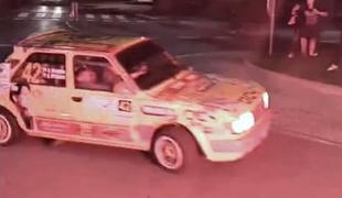Čehu je v krožišču sredi Ajdovščine uspelo nekaj neverjetnega #video