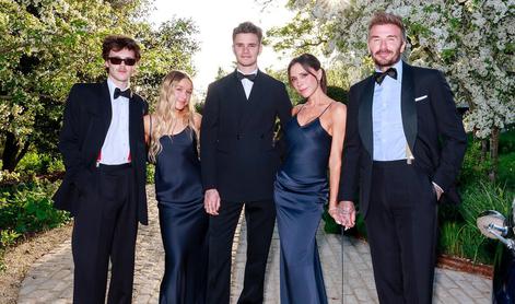 Prepir v družini Beckham? Na zabavi je nekdo manjkal.