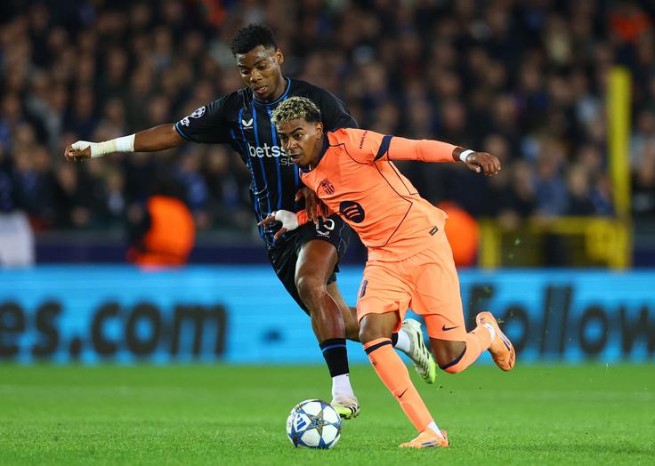 Barcelona je v Bruggeu prišel le do točke. | Foto: Reuters