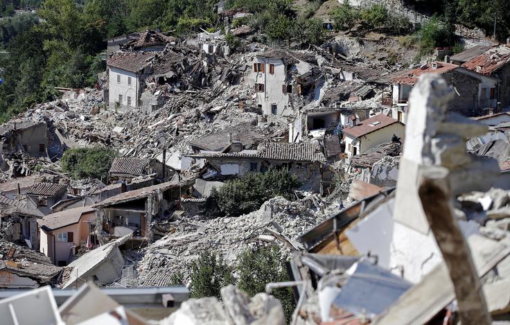 Potres Italija 24.8.2016 | Foto: Reuters