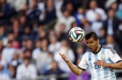 Šok: Argentina brez Agüera do konca SP