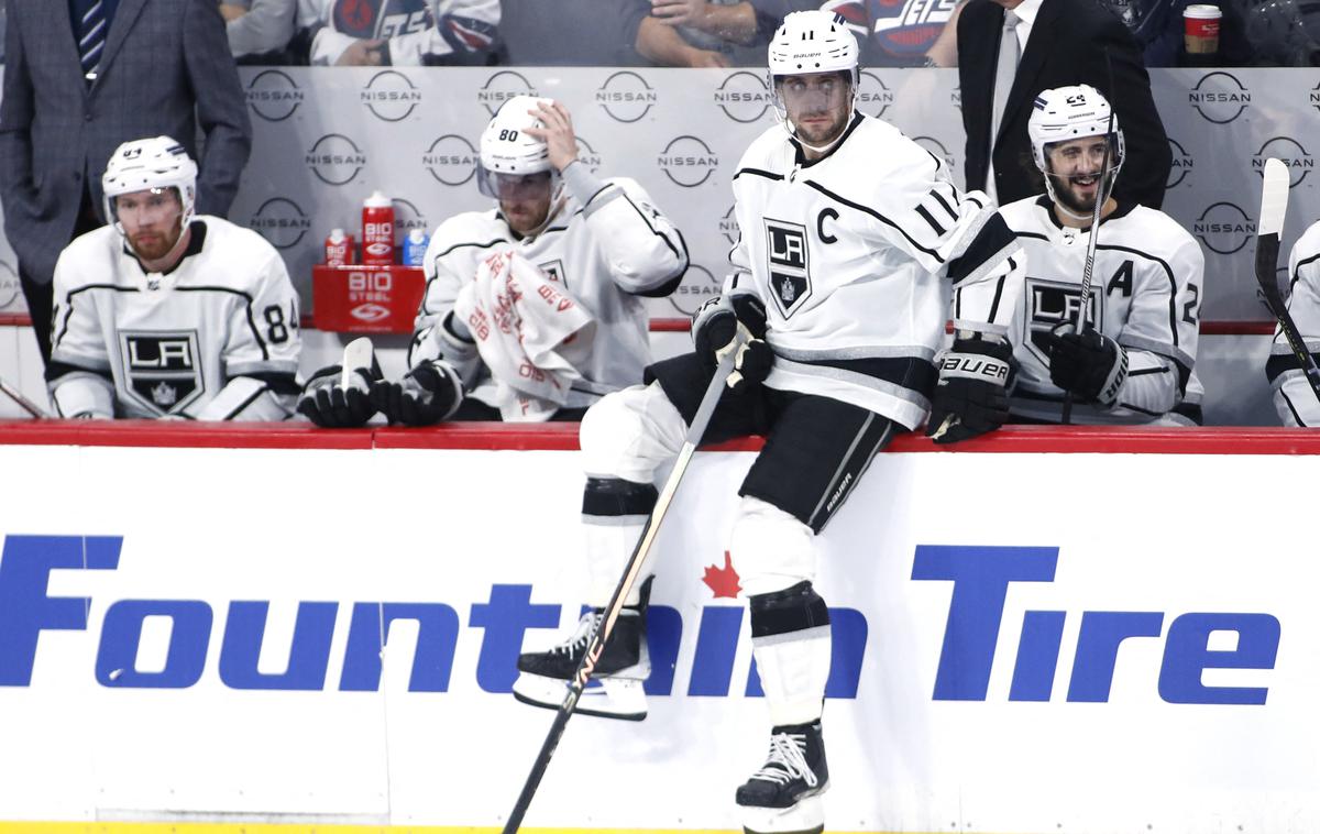 Anže Kopitar Los Angeles Kings | Anže Kopitar je s Kralji klonil po izvajanju kazenskih strelov. | Foto Reuters