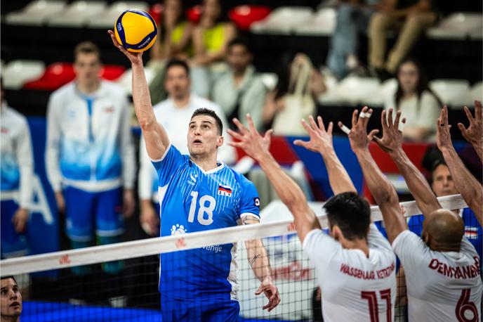 Odbojkarska liga narodov, Slovenija - Kanada | Slovenski odbojkarji bodo prvo tekmo olimpijskih iger igrali proti Kanadi. | Foto Volleyball World