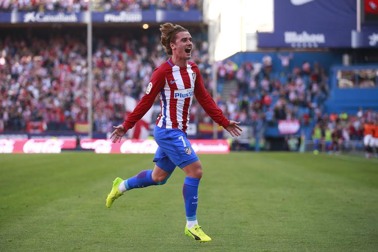 Antoine Griezmann je s 16 zadetki najboljši strelec Atletica v španskem prvenstvu. | Foto: Getty Images