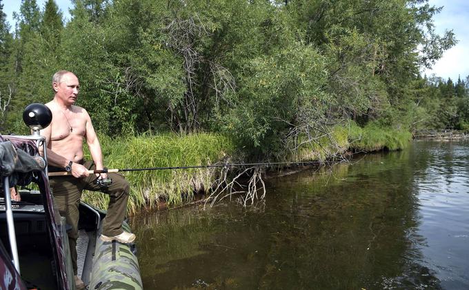 Putin med ribolovom | Foto: Guliverimage/Vladimir Fedorenko