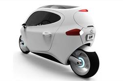 Lit C-1 je električni, neprekucljiv zaprt motocikel