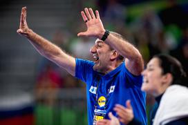 EHF Euro22: Slovenija - Hrvaška Dragan Adžić