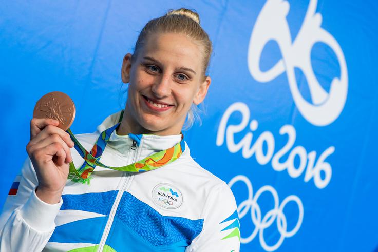 Ana Velenšek: bronasti del slovenskega kompleta kolajn v Riu. | Foto: 