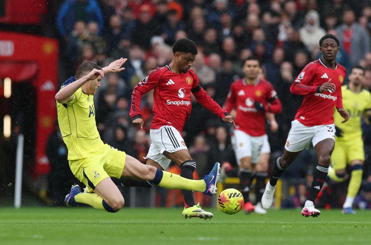 Manchester United je zmagal četrtič zapored. | Foto: Reuters