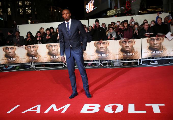 Usain Bolt na predstavitvi avtobiografskega dokumentarca I Am Bolt. | Foto: Reuters