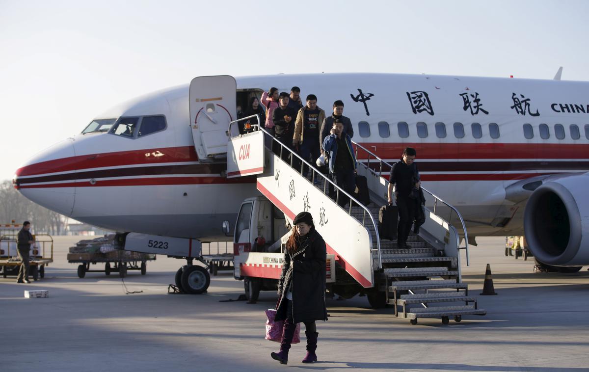 letališče Peking | Pristanek letala China United Airlines na zdaj že nekdanjem letališču Nanyuan. | Foto Reuters