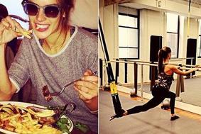 Alessandra na krompirček in zrezek, Adriana Lima na boks