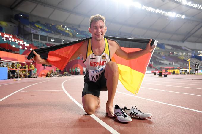 Mladi Nemec Niklas Kaul je prišel do naslova v najtežji atletski disciplini, deseteroboju. | Foto: Getty Images
