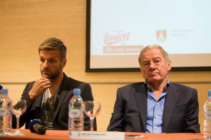 Milan Mandarić je po izpadu Olimpije proti Vaasi ostal prepričan, da je Bišćan pravi trener za zmaje.  | Foto: Urban Urbanc/Sportida