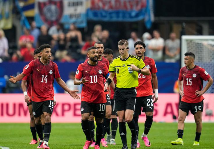 Nogometaši Egipta so bili razočarani nad delom sodnika v osmini finala proti Argentini.
 | Foto: Guliverimage