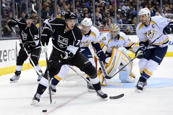 Kopitar s Kralji pokoril Nashville