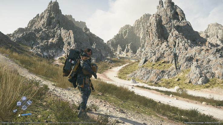 Hoja po neokrnjeni naravi s polnim nahrbtnikom prtljage | Foto: Kojima Productions/Sony Interactive Entertainment