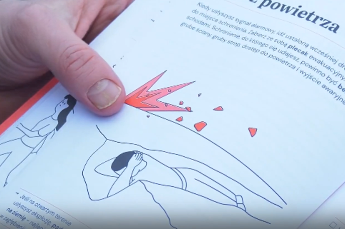 Poljska priročniki | 52-stranski varnostni priročnik ponuja nasvete, kaj storiti v primeru naravnih nesreč in izpadov električne energije, pa tudi praktične nasvete za zaščito v primeru izrednih razmer ali vojne.  | Foto RTE News