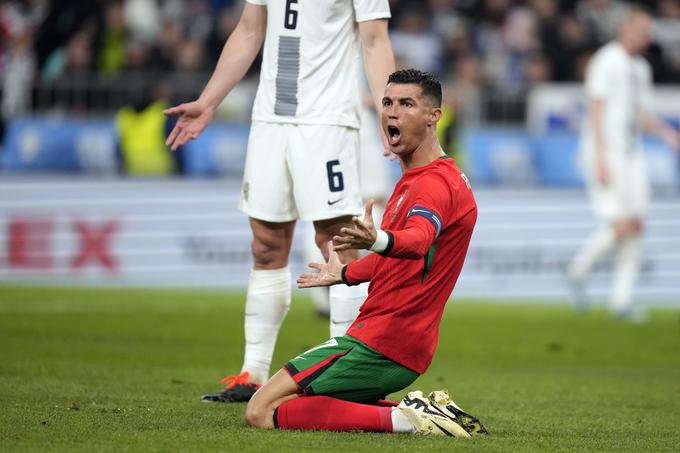 Portugalski nogometni superzvezdnik Cristiano Ronaldo se bo v ponedeljek pomeril s Slovenijo že drugič v treh mesecih. | Foto: Guliverimage
