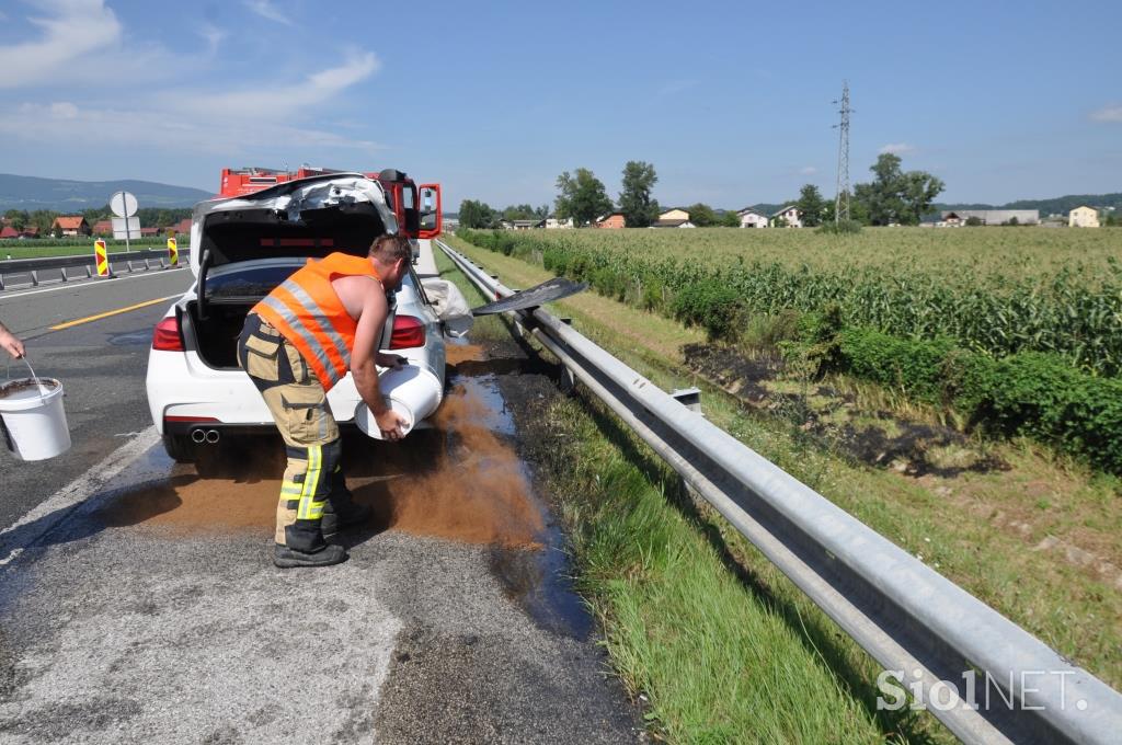 Goreče vozilo, Tepanje, 10.8.2019