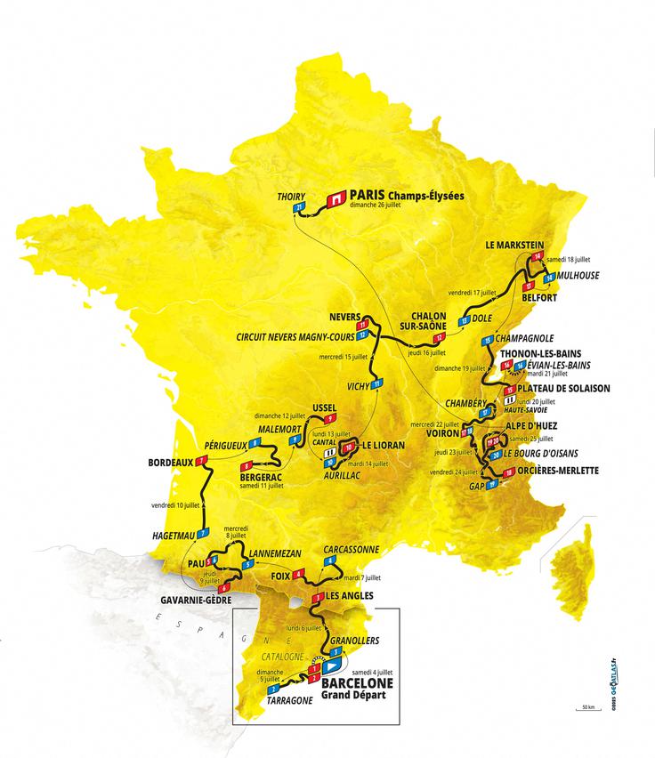 Tour de France 2026, trasa | Foto: Guliverimage