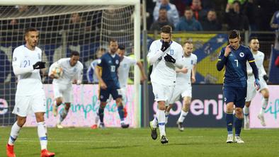 Bosna zapravila dva gola prednosti, nori tekmi v Oslu in Baslu